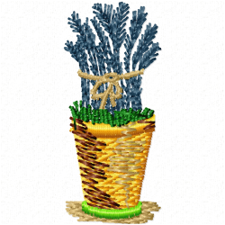 Vase For Flowers Embroidery Design 11 Vase For Flowers Embroidery Design 11